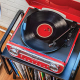 Crosley Powel CR6047A 7-i-1 Pladespiller med Bluetooth, CD og Radio