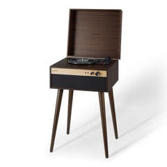 Crosley Jasper retro Levysoitin, Pähkinäpuu