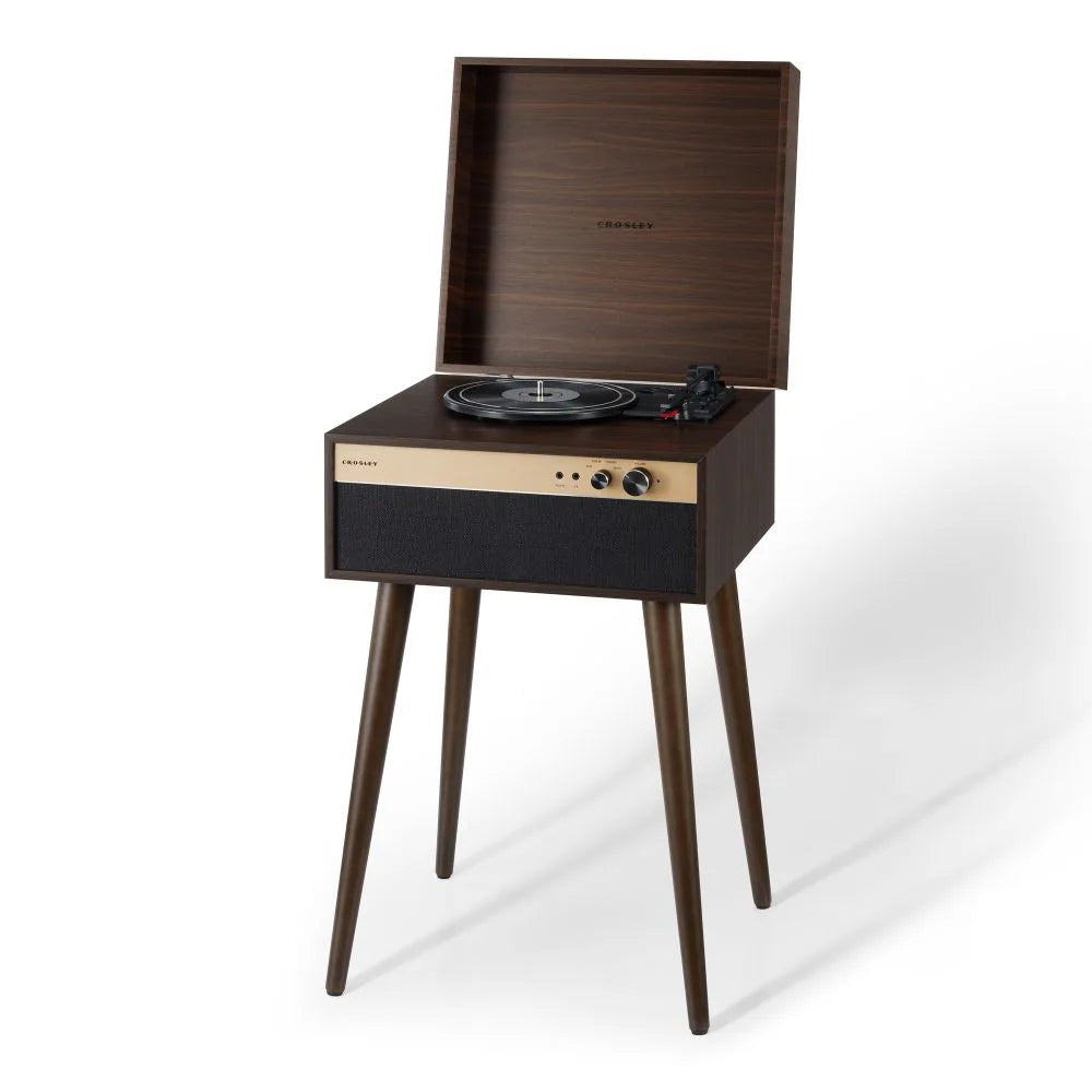 Crosley Jasper retro Levysoitin, Pähkinäpuu