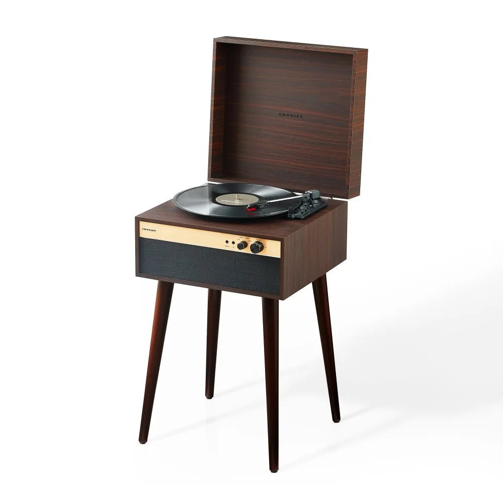 Crosley Jasper retro Levysoitin, Pähkinäpuu