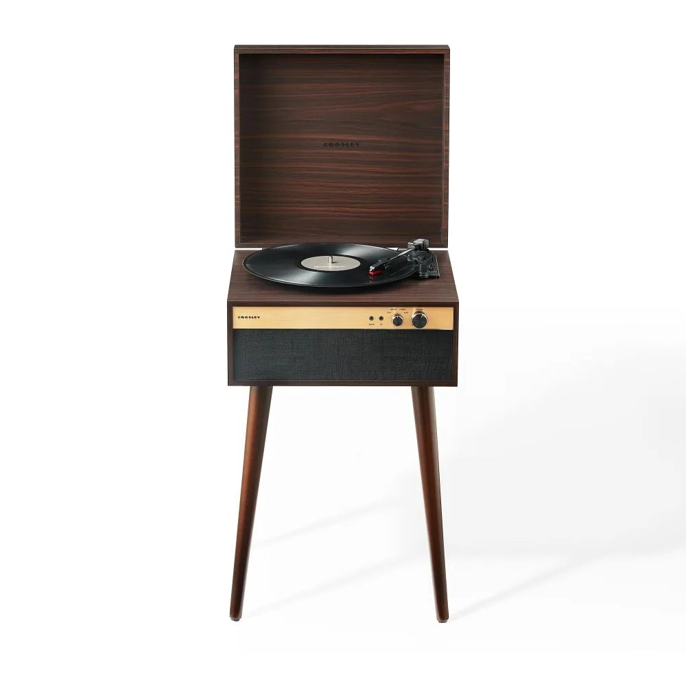 Crosley Jasper retro Levysoitin, Pähkinäpuu