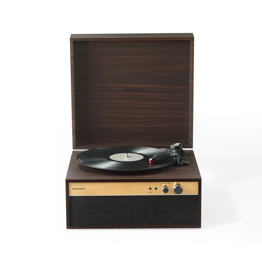 Crosley Jasper retro Levysoitin, Pähkinäpuu