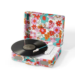 Crosley Cruiser Plus Levysoitin Kaksisuuntainen Bluetooth (Groovy Floral)