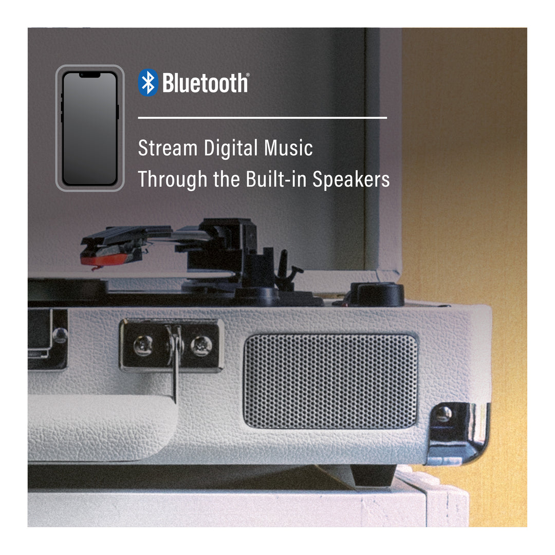 Crosley Cruiser Plus Levysoitin Kaksisuuntainen Bluetooth (Musta)