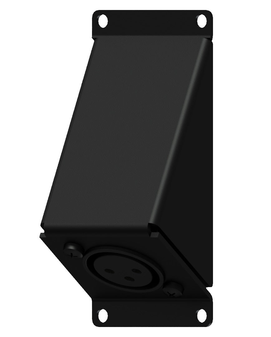 Caymon CASY123 1 paikka, vinottainen levy 1 x XLR naaras 3-pin