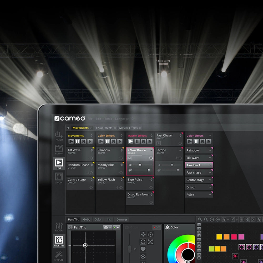 Cameo DVC PRO USB-DMX Interface sis. Ohjelmisto