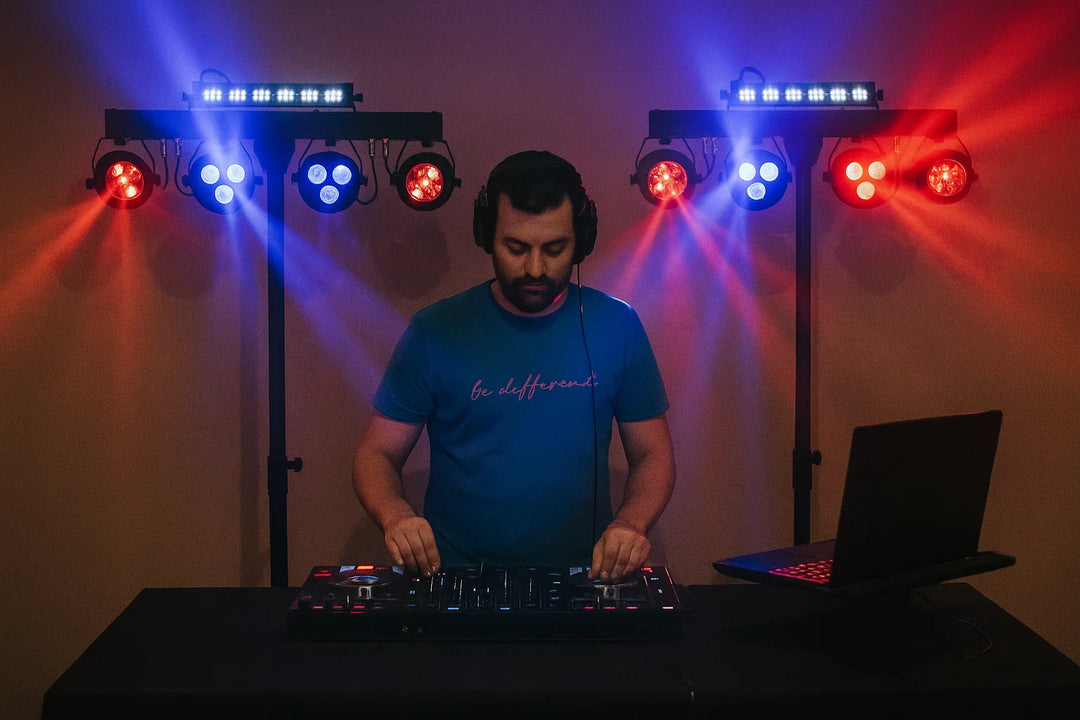 Marconi Castor Party Valopaketti (wash, strobe, UV, ball)