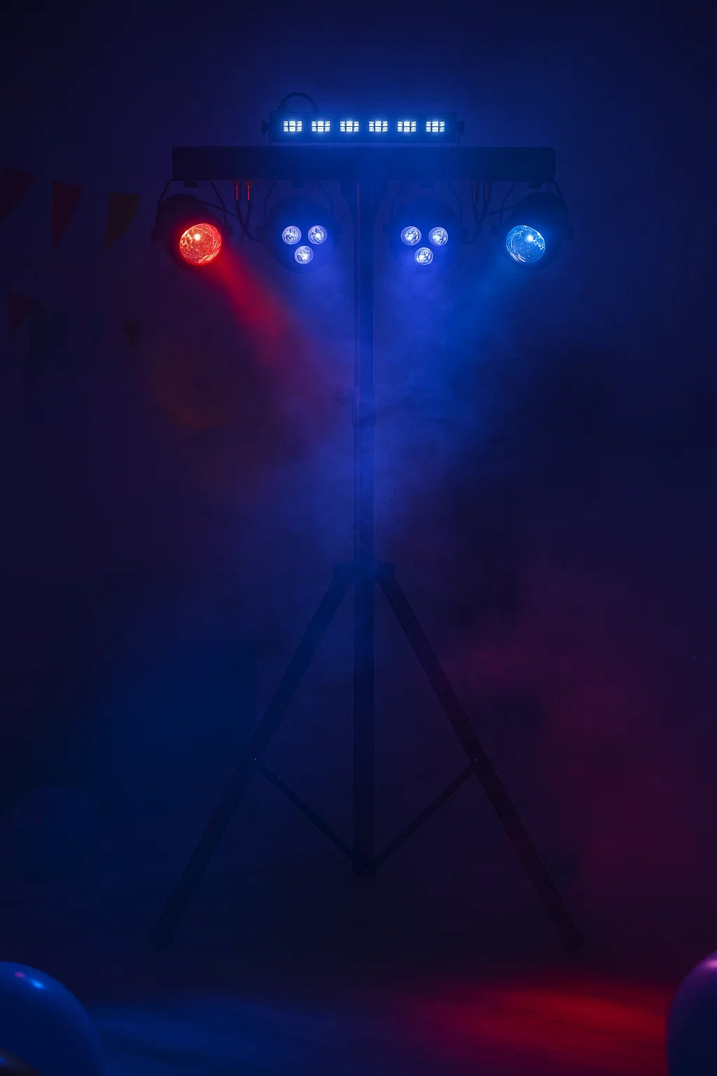 Marconi Castor Party Valopaketti (wash, strobe, UV, ball)