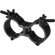 Kaksois Swivel Clamp (Black, 50mm, 100kg)