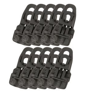 Molton Clips Midi 10 kpl (musta)