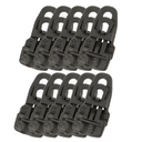 Molton Clips Midi 10 kpl (musta)