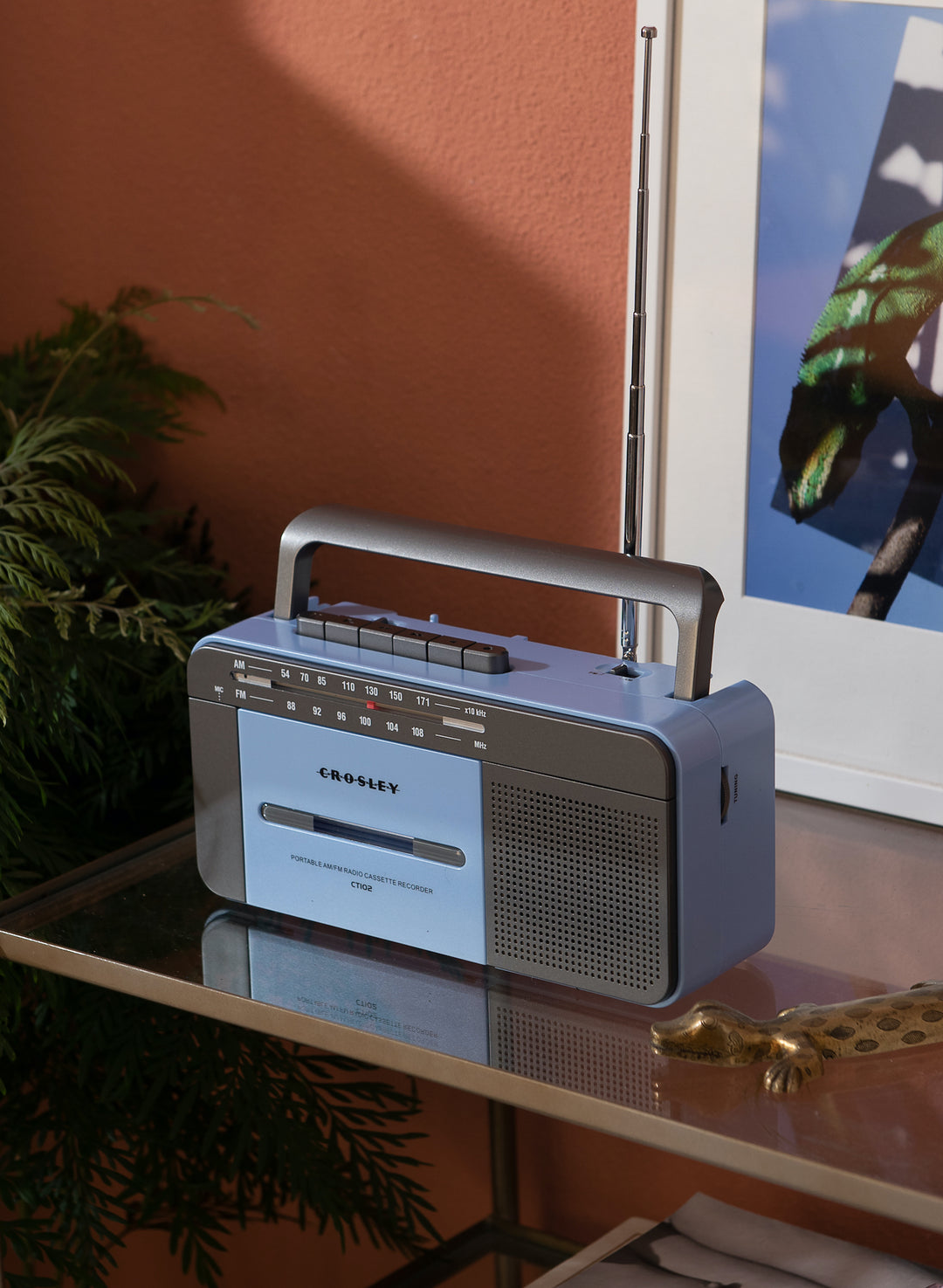 Crosley - Kasettisoitin (Sininen)