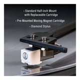 Crosley C72 Levysoitin kaiuttimilla (Pähkinäpuu)