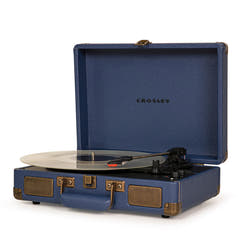 Crosley Cruiser Plus Levysoitin Kaksisuuntainen Bluetooth (Laivastonsininen)