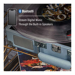 Crosley Cruiser Plus Levysoitin Kaksisuuntainen Bluetooth (Turmaliini)