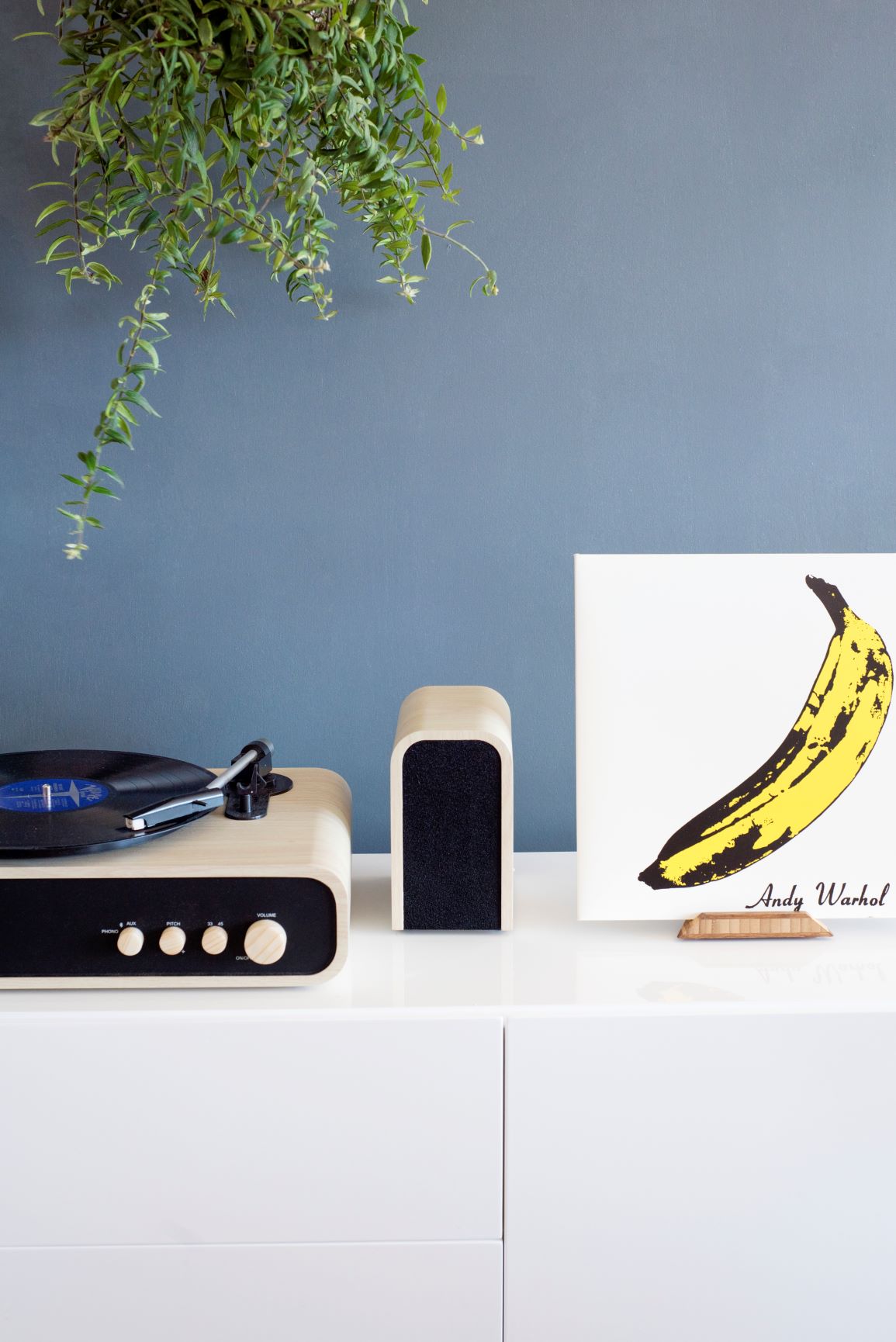 Crosley Gig levysoitin kaiuttimilla (Luonnollinen)