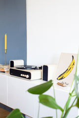 Crosley Gig levysoitin kaiuttimilla (Luonnollinen)