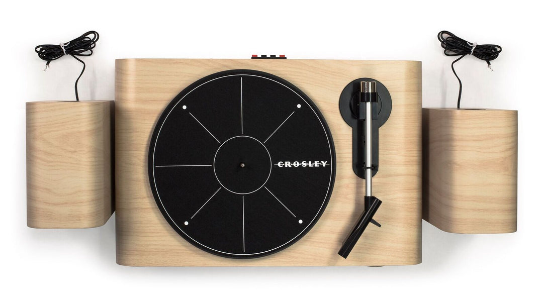Crosley Gig Levysoitin kaiuttimilla (Luonnollinen)
