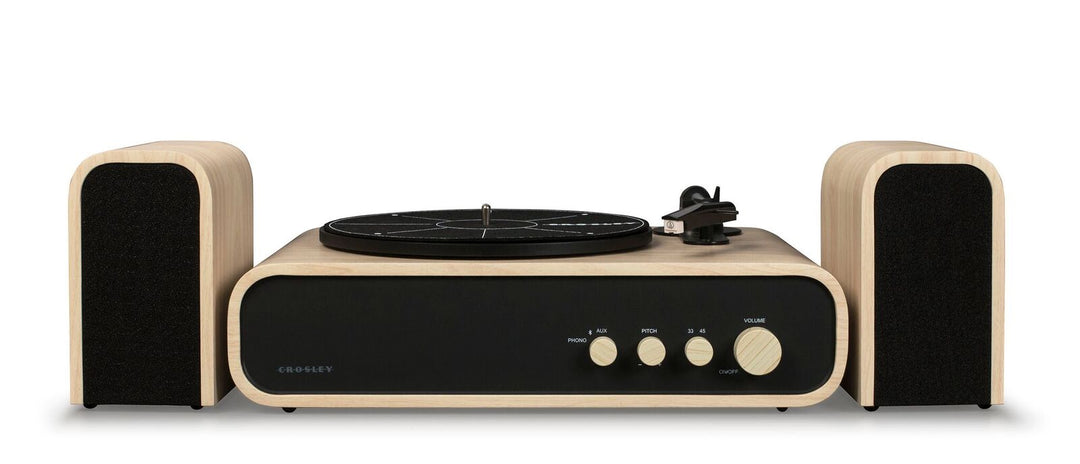 Crosley Gig Levysoitin kaiuttimilla (Luonnollinen)