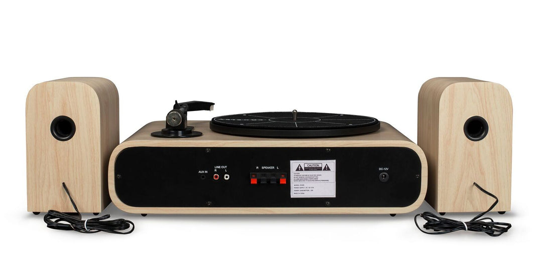 Crosley Gig Levysoitin kaiuttimilla (Luonnollinen)