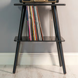 Crosley - Manchester Levysoitin Huonekalu (Musta)