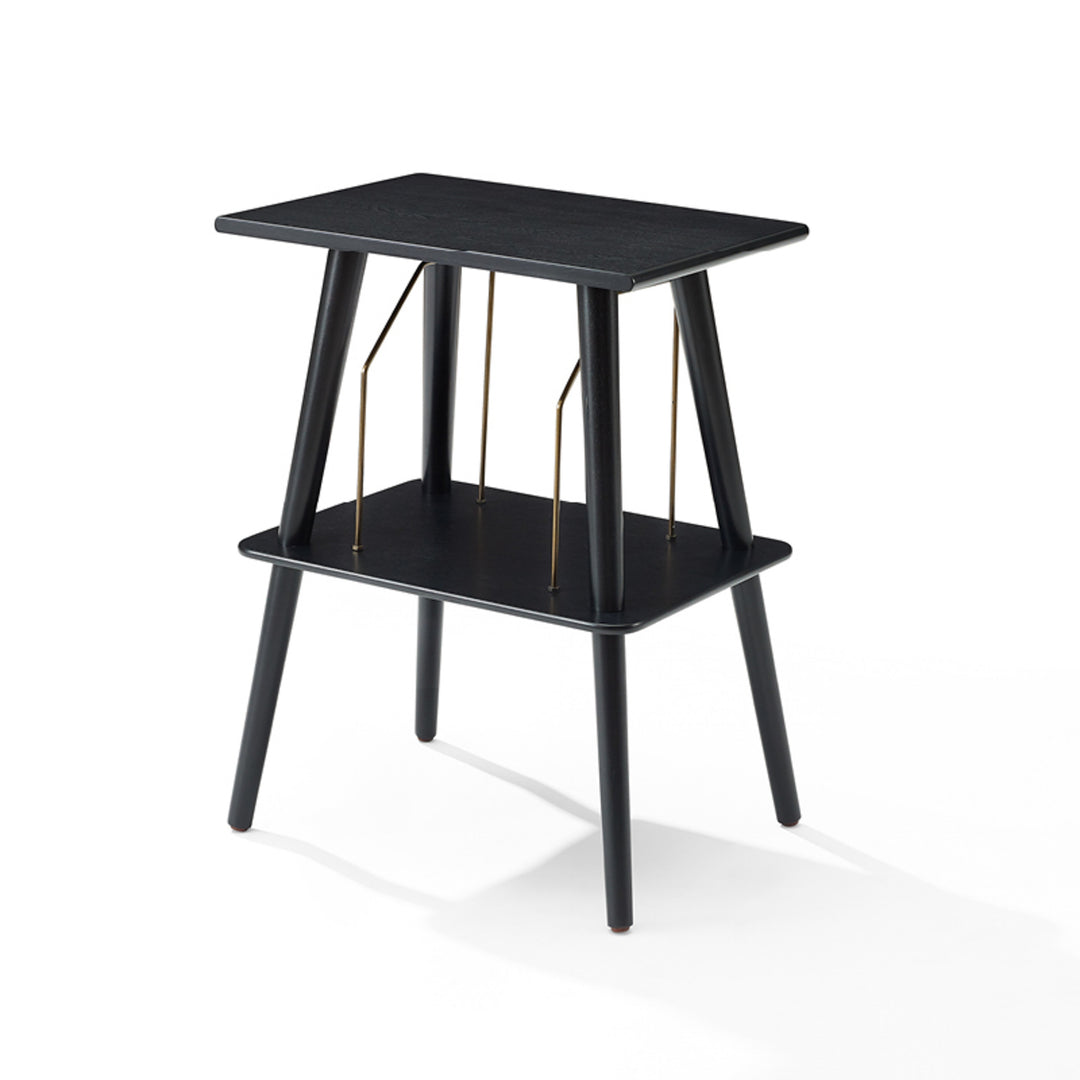 Crosley - Manchester Levysoitin Huonekalu (Musta)