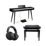 Grooveland DDP-140 sähköpiano (Musta) Bundle