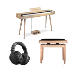Grooveland DDP-140 sähköpiano (puu) -paketti