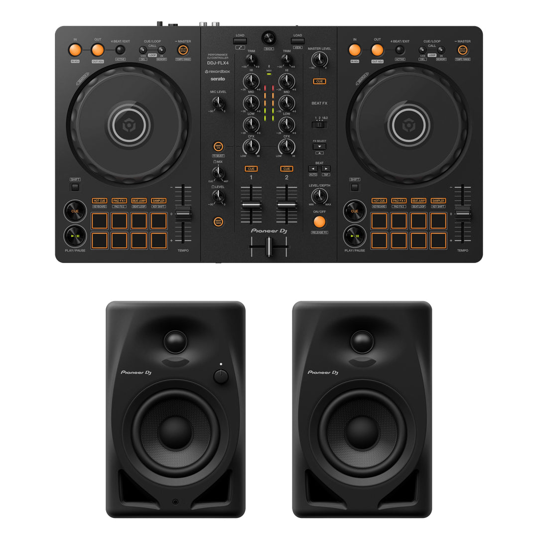 Pioneer DJ FLX4 Monitoripaketti