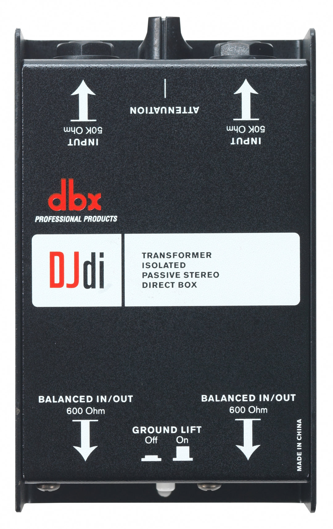 dbx DJDI 2-kanavainen Passiivinen DI Box