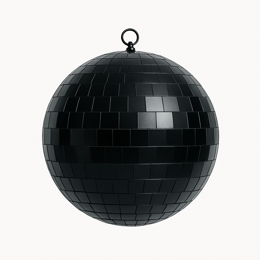 Marconi Mirror Ball Black (20 cm)