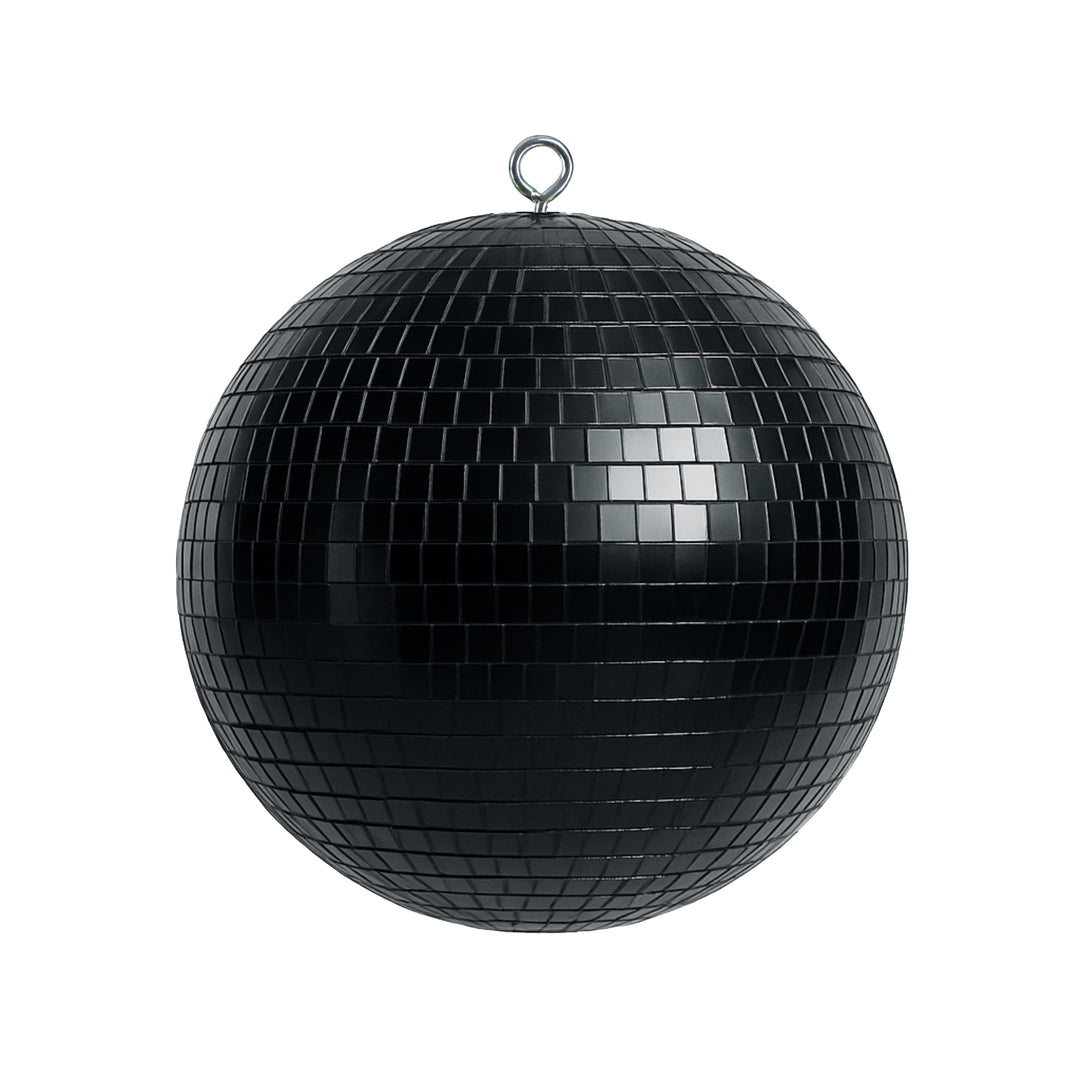 Musta diskopallo (30 cm)