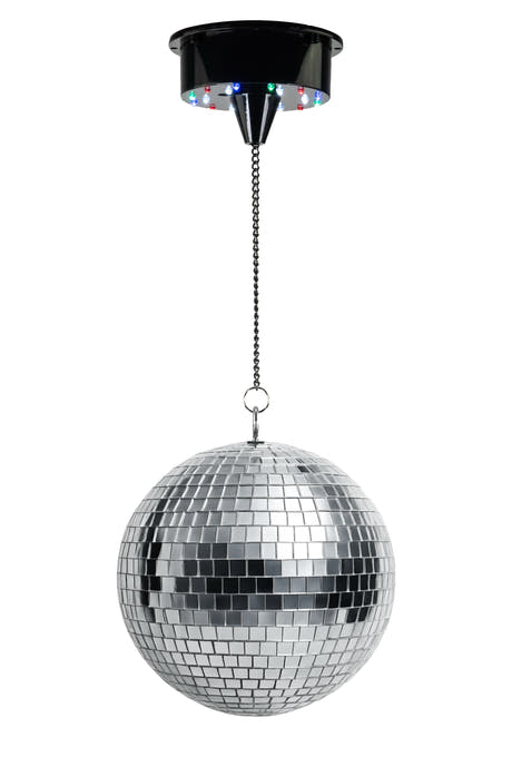 Marconi paristokäyttöinen peilipallo m. LED (20 cm)