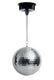 Marconi paristokäyttöinen peilipallo m. LED (20 cm)