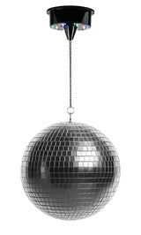 Marconi Battery-Powered MIrror Ball with LED (30 cm)