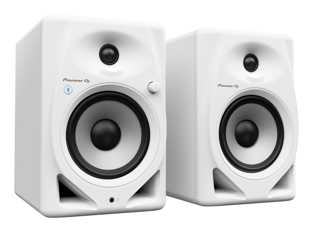 Pioneer DJ DM-50D-BT-W Studiomonitorit ja Bluetooth (valkoinen)