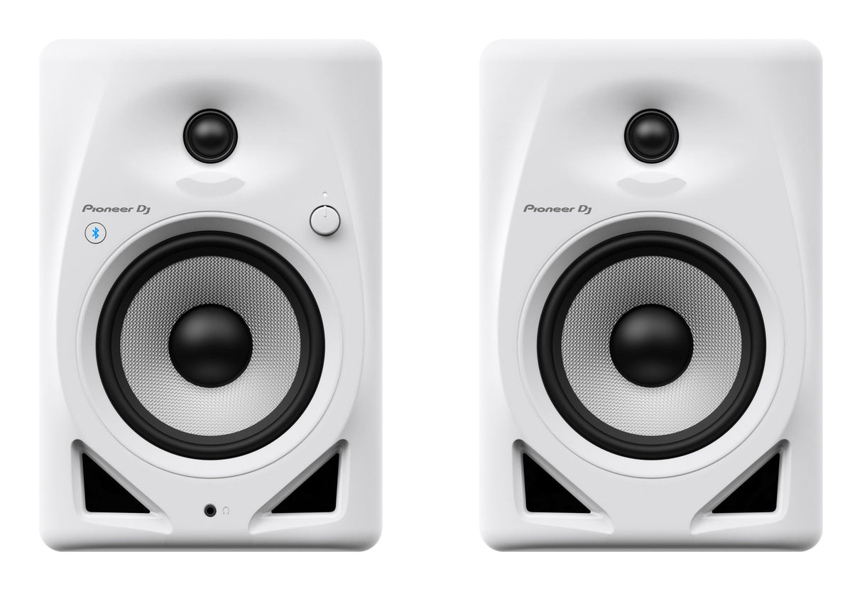 Pioneer DJ DM-50D-BT-W Studiomonitorit ja Bluetooth (valkoinen)