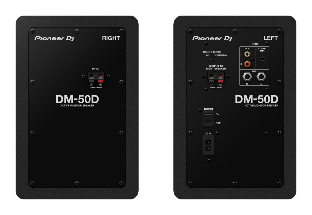 Pioneer DJ DM-50D (Musta)