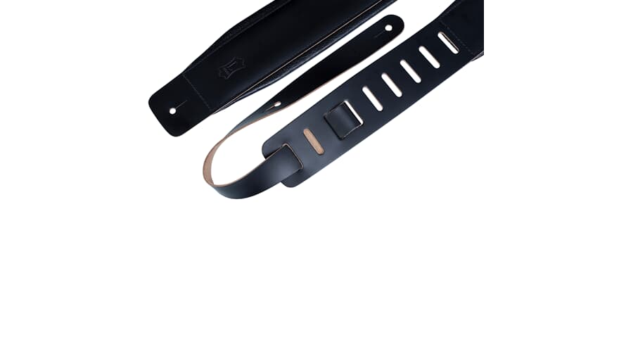 Levys DM1PD-XL -kitarahihna 3", musta, erittäin pitkä