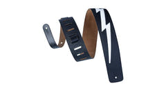 Levys DM2 kitarahihna 2 1/2", musta
