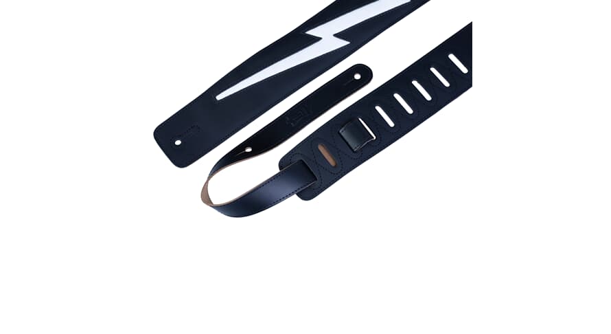 Levys DM2 kitarahihna 2 1/2", musta