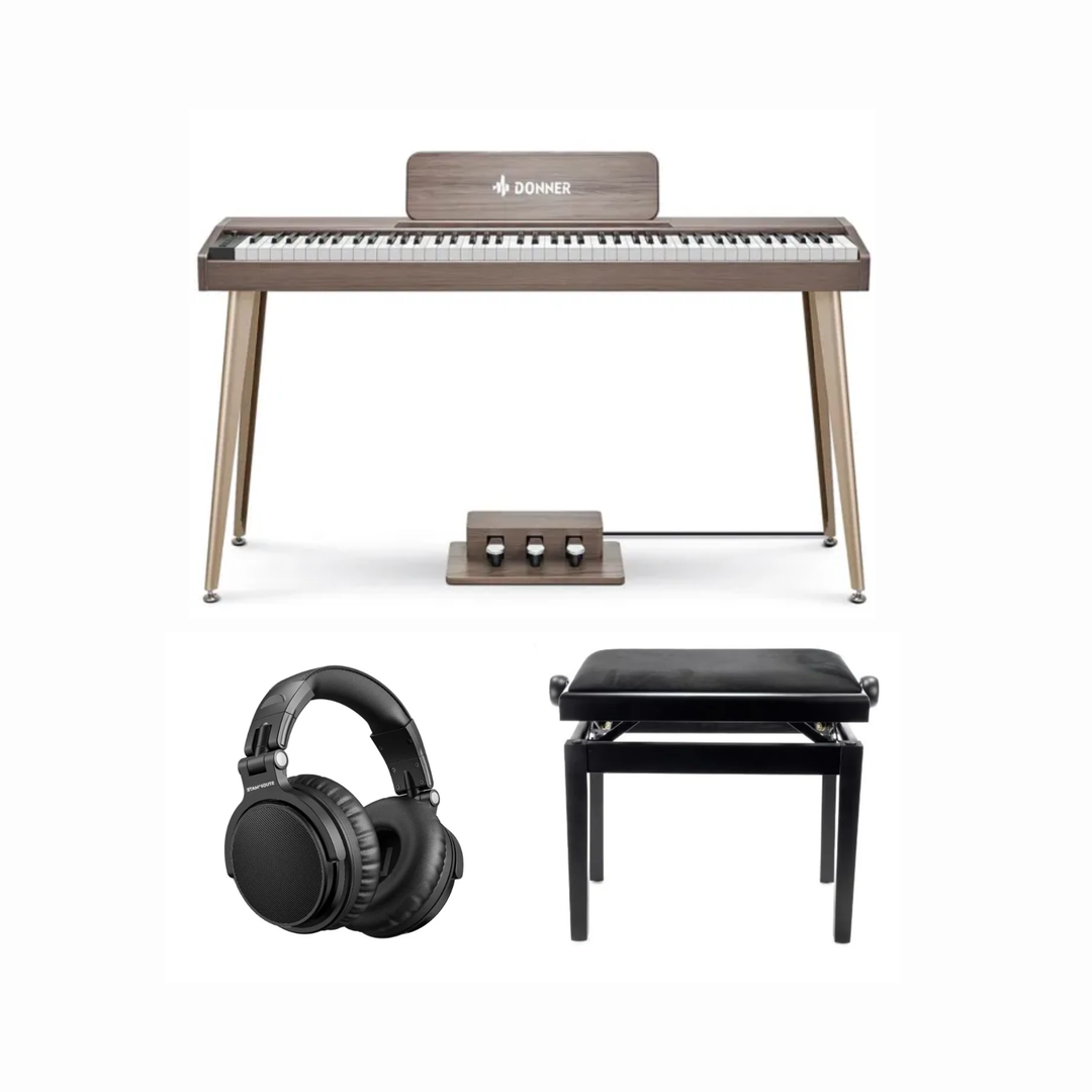 Donner DDP-60 digitaalipiano harmaa aloituspaketti