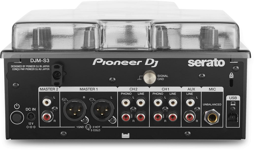 Decksaver-suojus cover Pioneer DJ DJM-S3:lle
