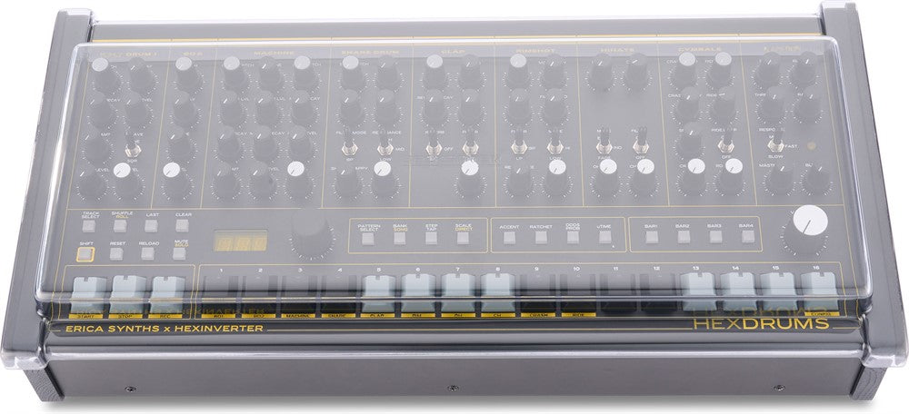 Decksaver Suoja cover Erica Synths Hexdrumsille (Soft-Fit)