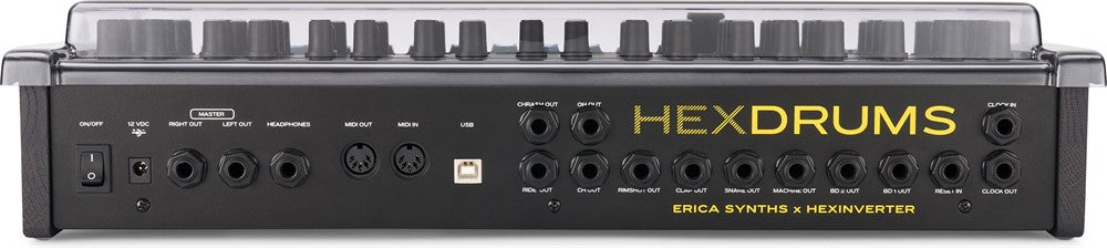 Decksaver Suoja cover Erica Synths Hexdrumsille (Soft-Fit)