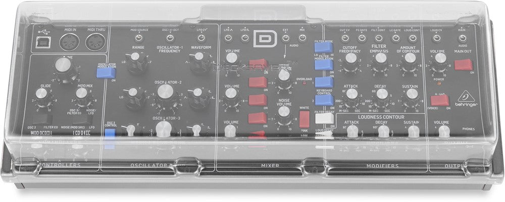 Decksaver-suojus cover Behringer Model D:lle