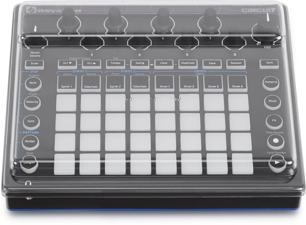 Decksaver-suojus cover Novation Circuitille