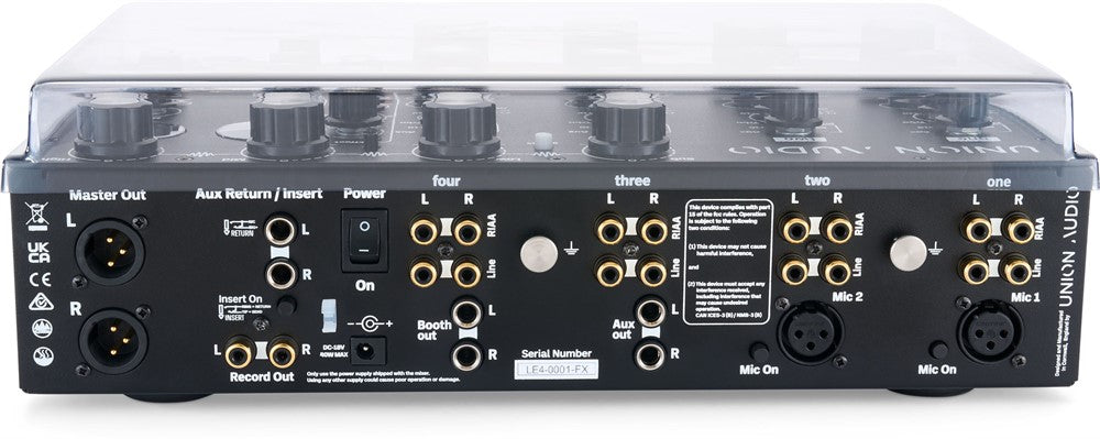 Decksaver Suojus cover tuotteelle Union Audio orbit.4 LE & orbit.4 LE fx