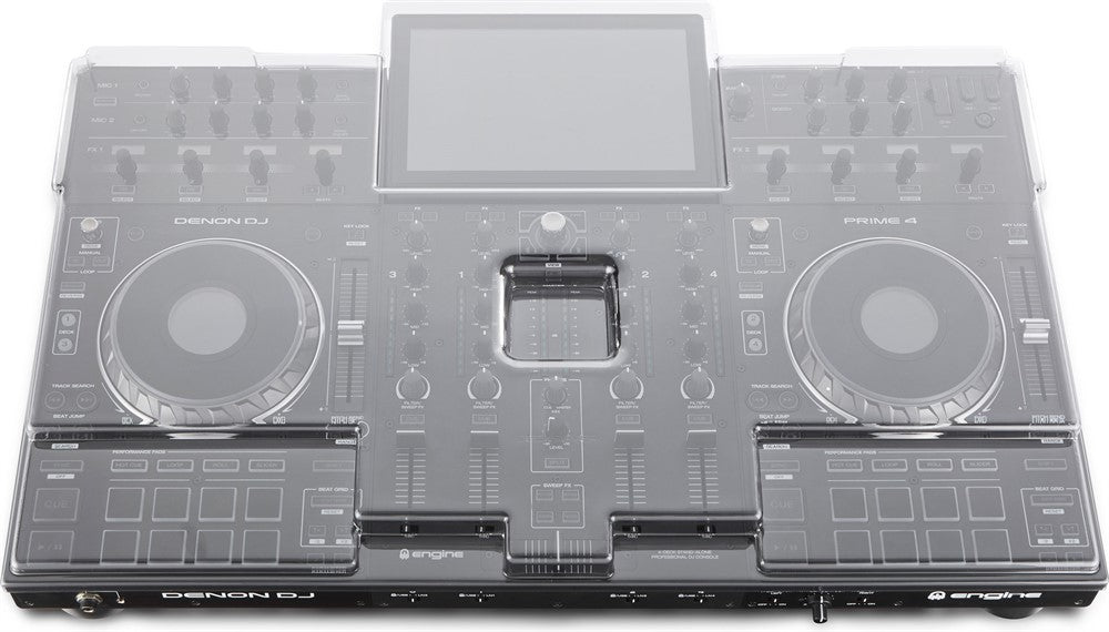 Decksaver Suoja cover Denon DJ Prime 4 & Prime 4+:lle