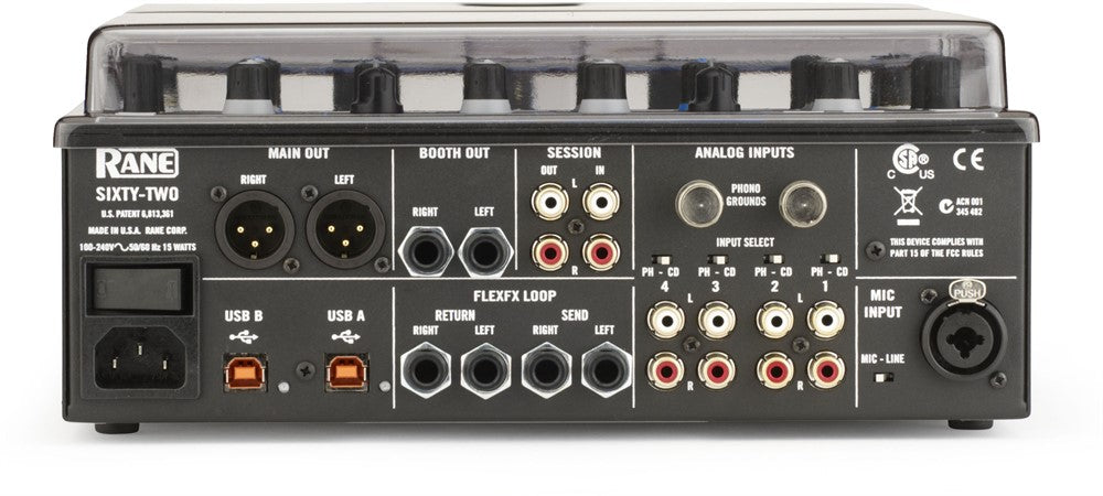 Decksaver-suoja cover tuotteelle Rane Sixty-Two